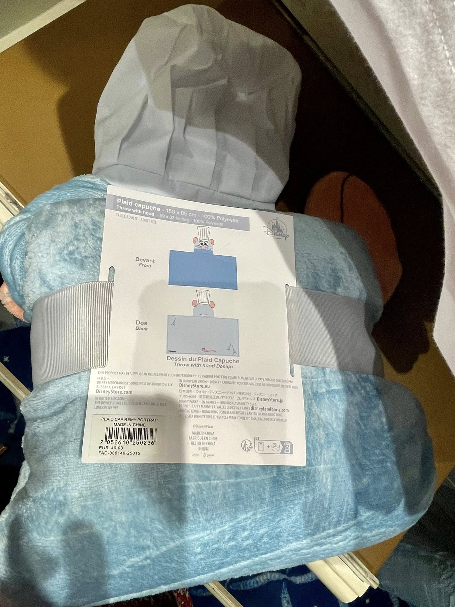 Plaid à capuche Ratatouille