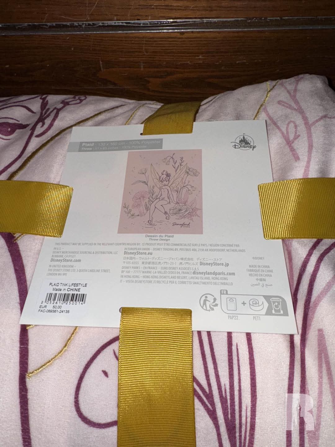 Plaid fée clochette