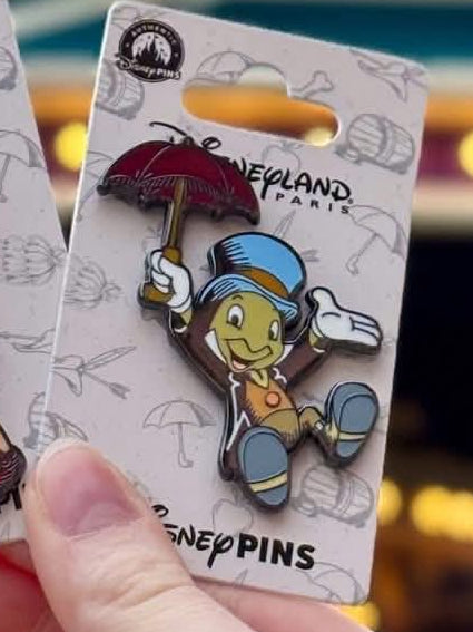 Pins Jiminy Cricket