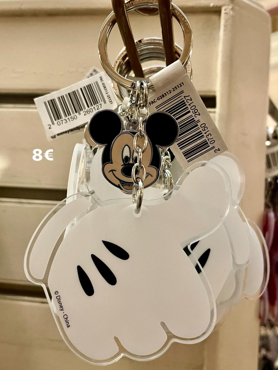 Porte clés Mickey