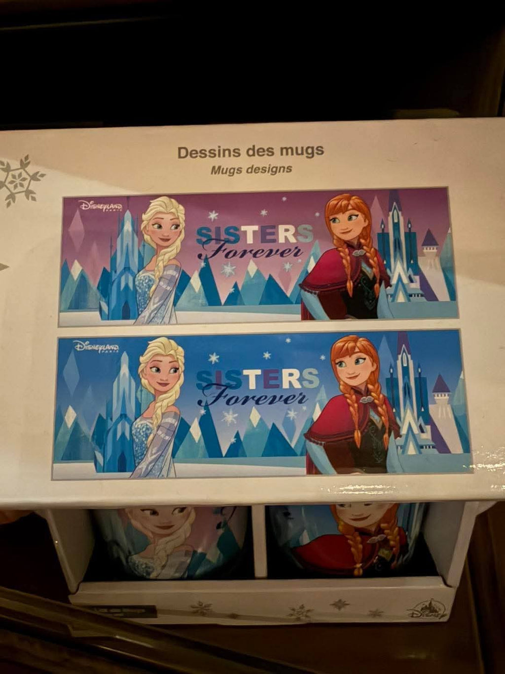 Lot de mug Reine des Neiges