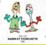 Pins Karen et Fourchette