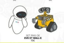 Pins Wall-e et Eve