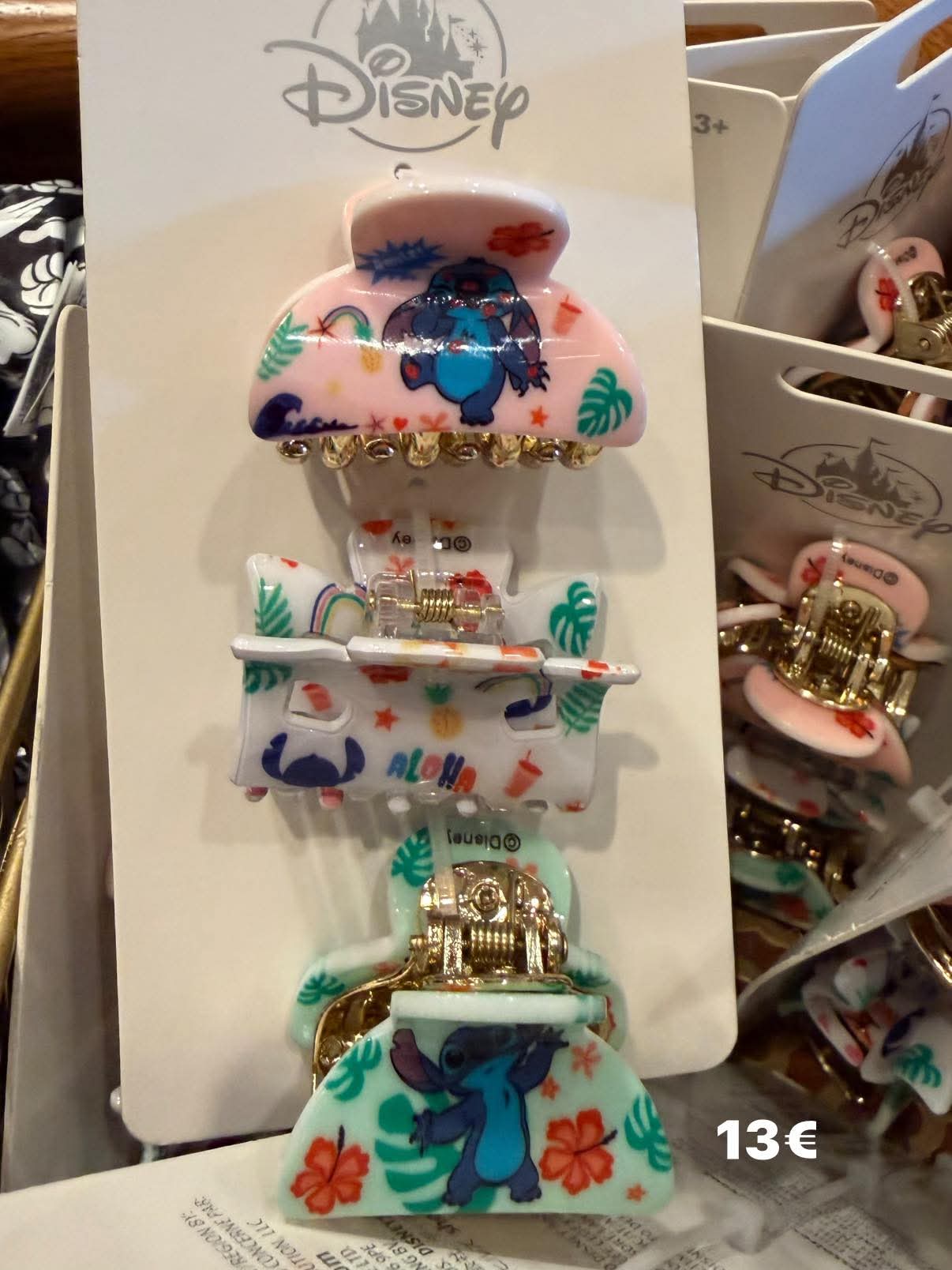 3 pinces Stitch