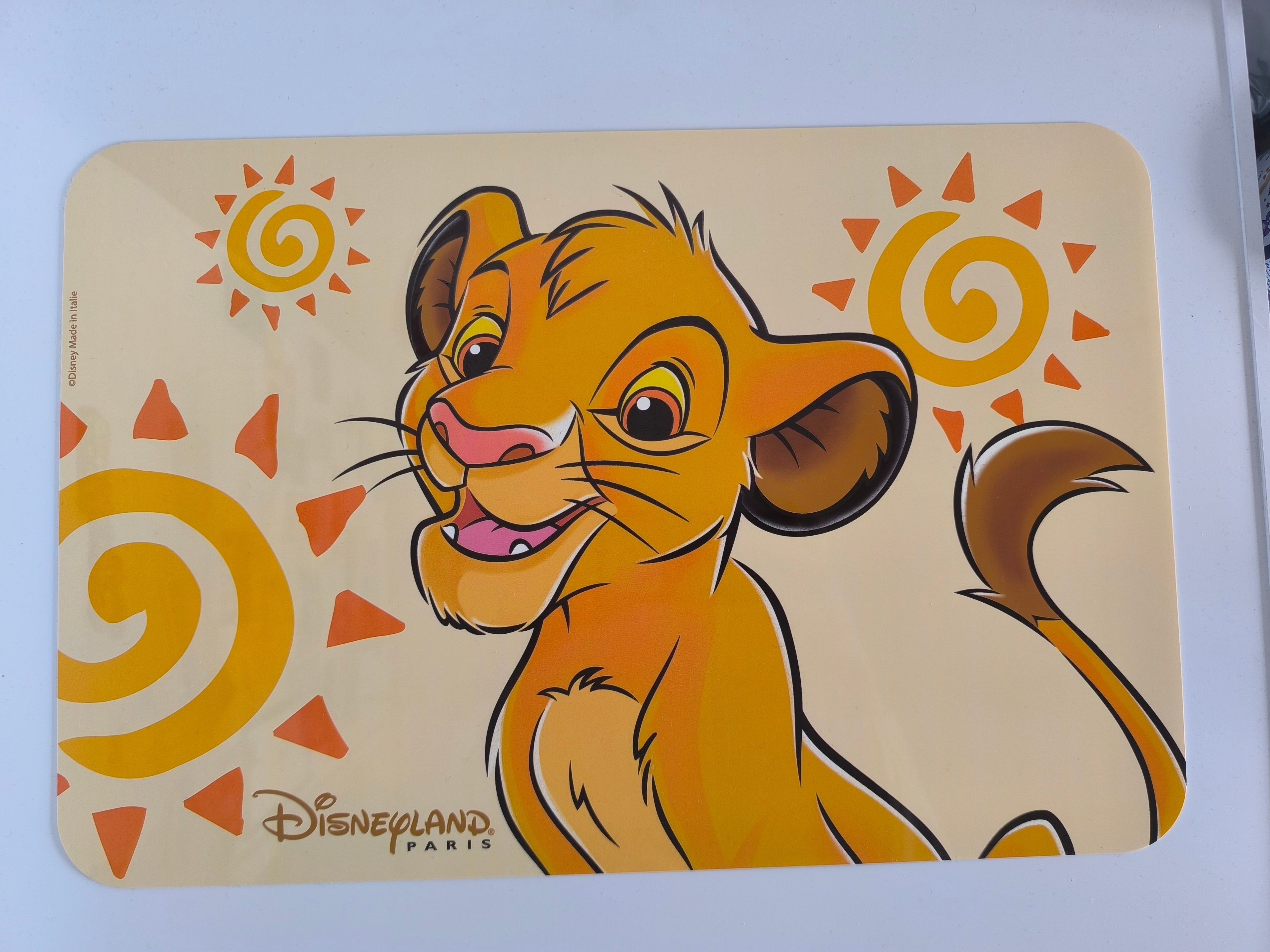 Set de table Simba