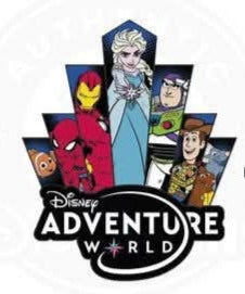 Pins Adventure World personnages