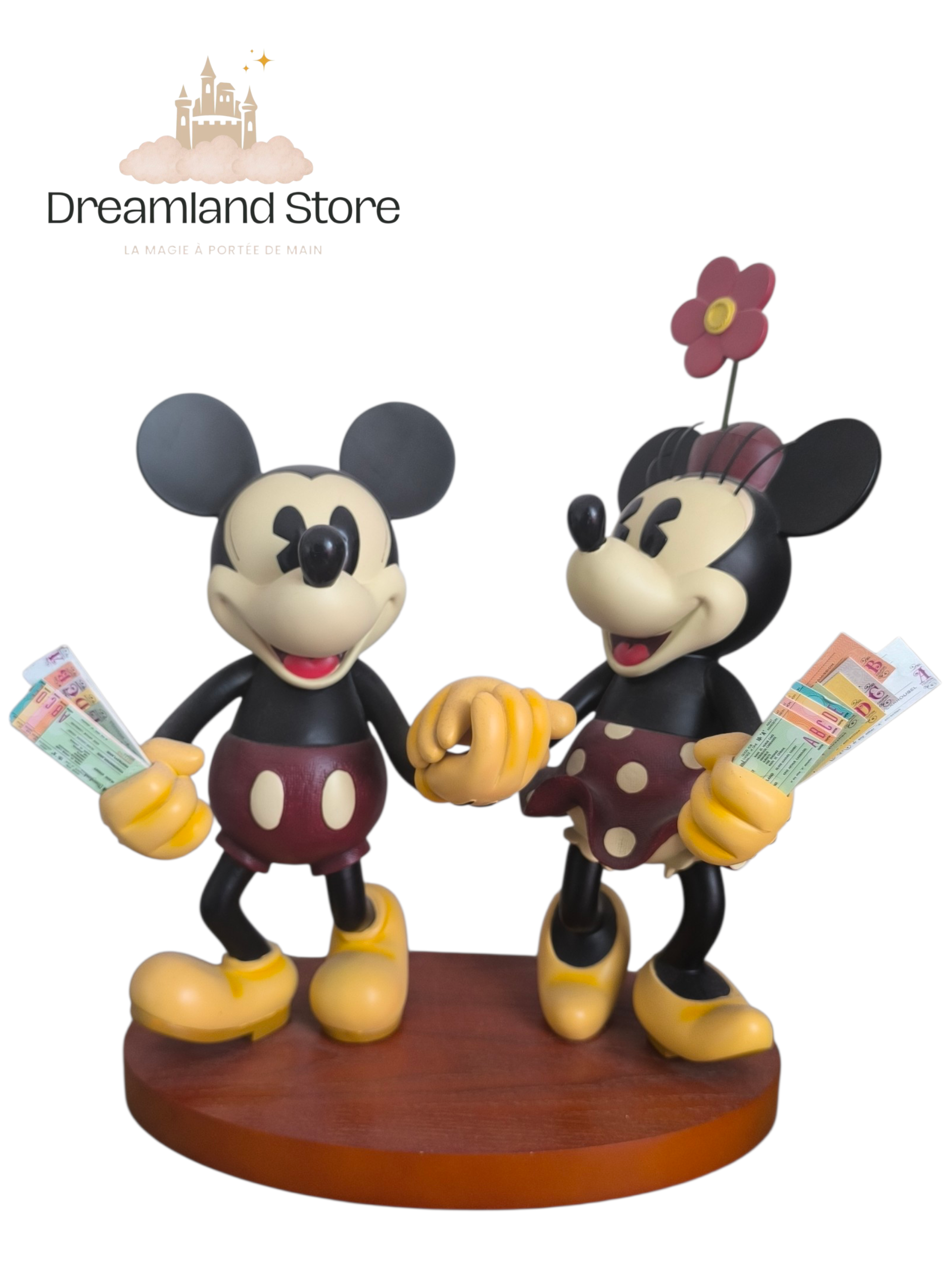 Figurine Mickey Minnie Vintage