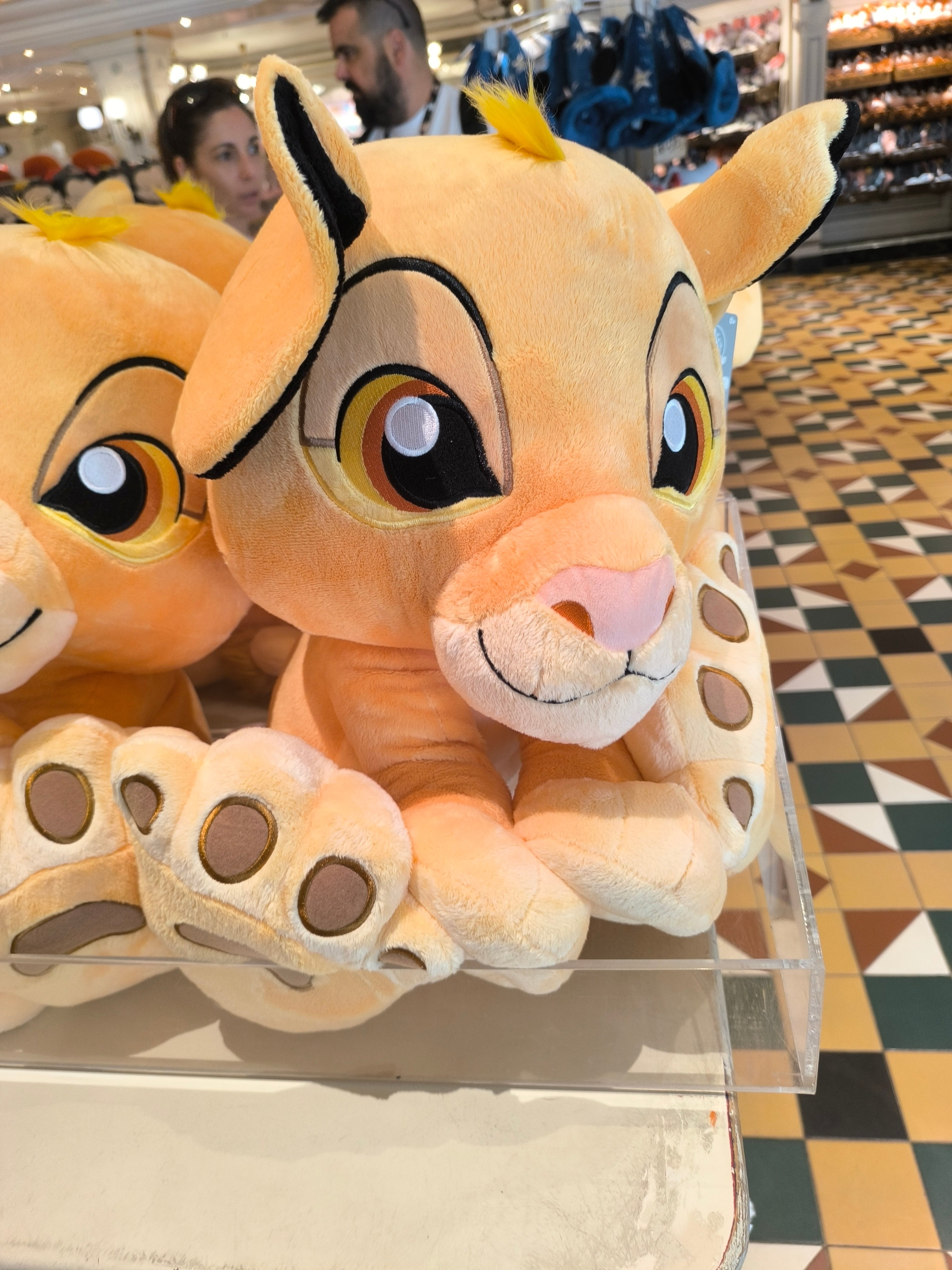 Peluche Big feet simba