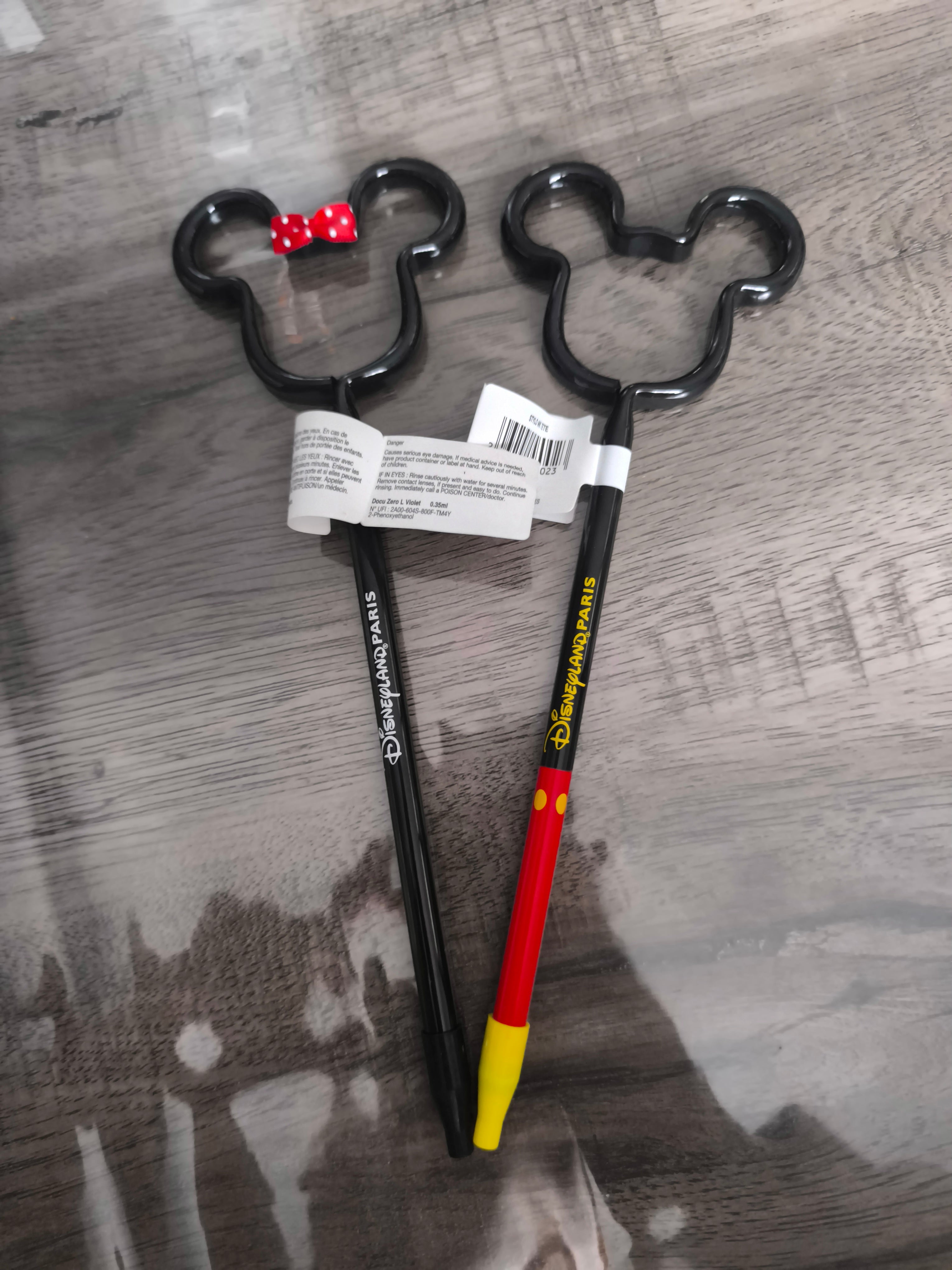 Lot de stylos Mickey et Minnie