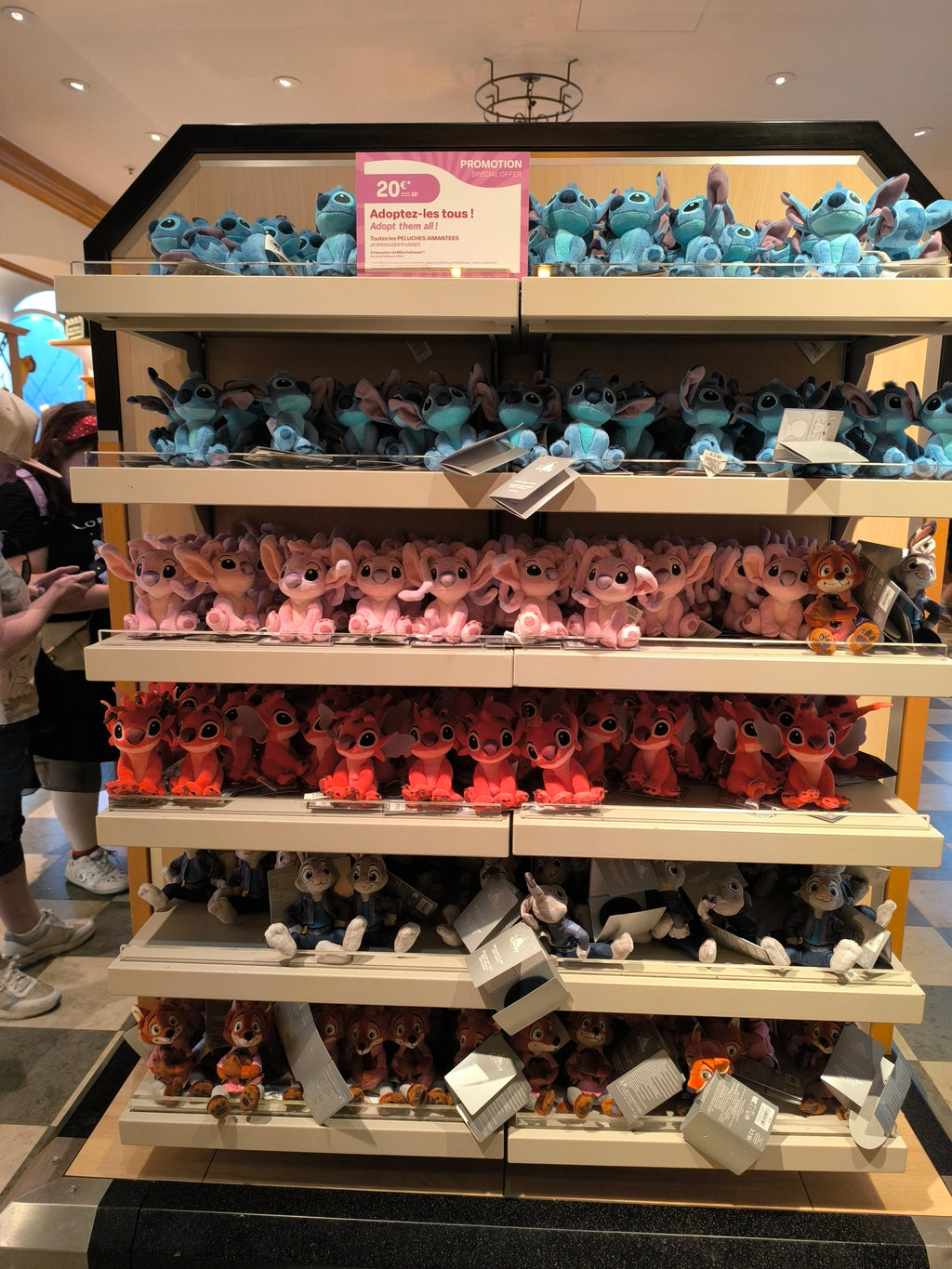 Peluche aimanté d'épaule