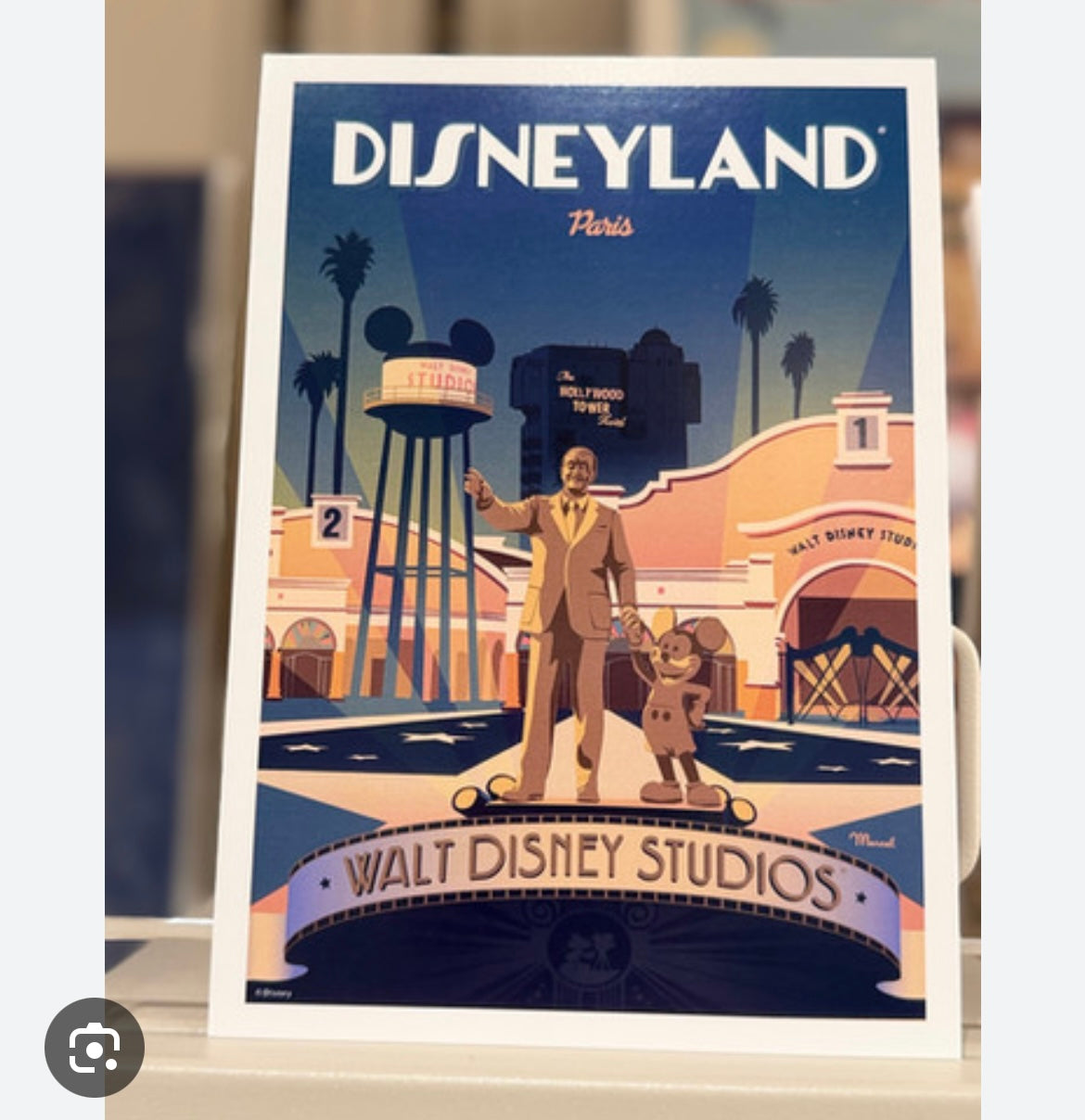 Carte Postale Walt Studios