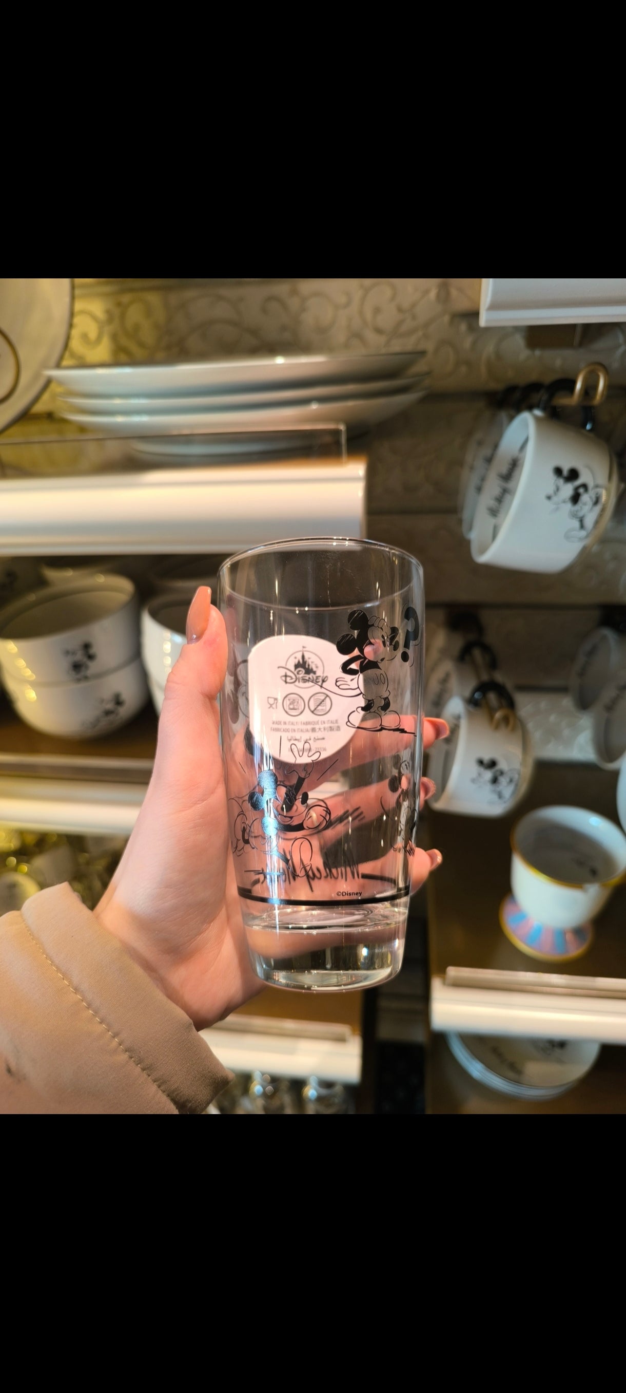 Grand verre Mickey