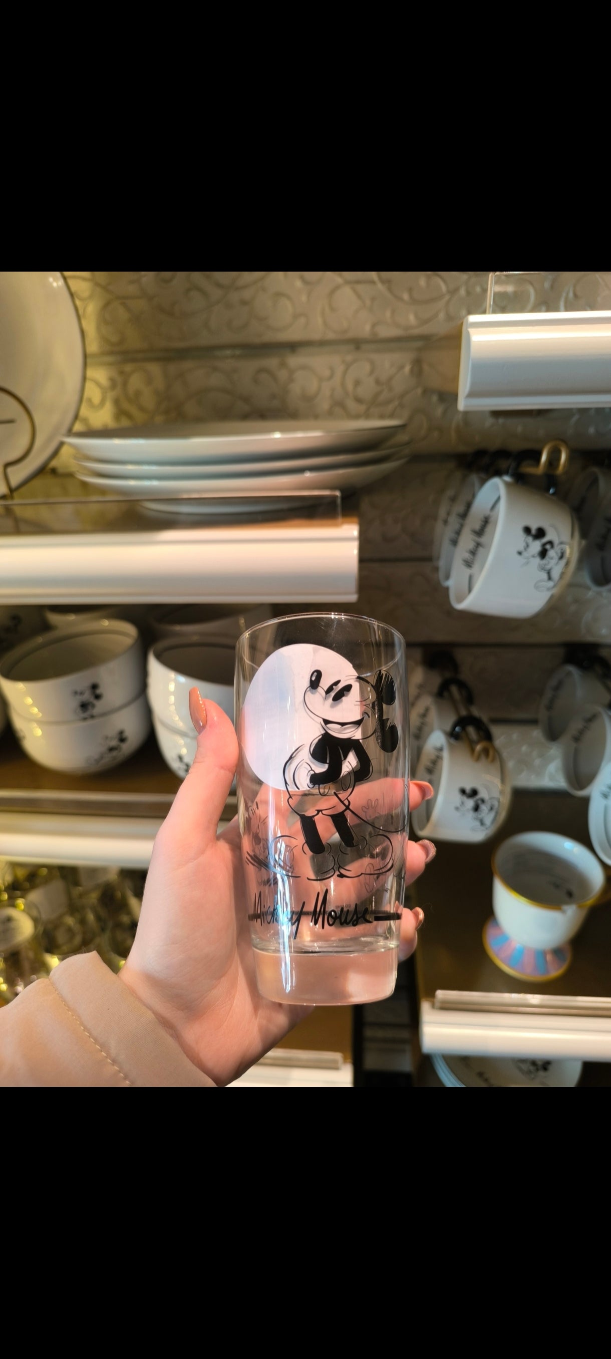 Grand verre Mickey