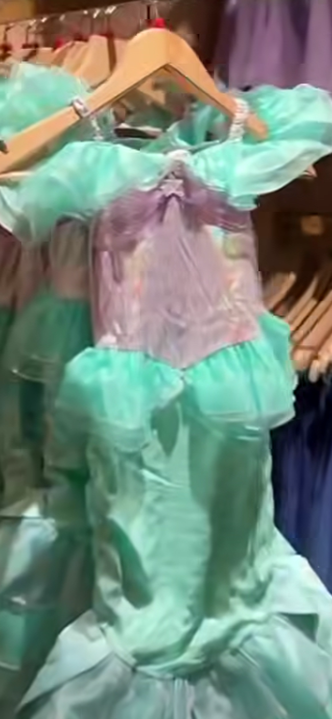Robe petite sirène